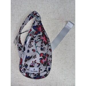 NWT Vera Bradley Lighten Up Essential Compact Sling Backpack Vineyard Floral $75